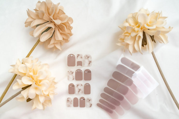 ネイルシールが並べられている画像