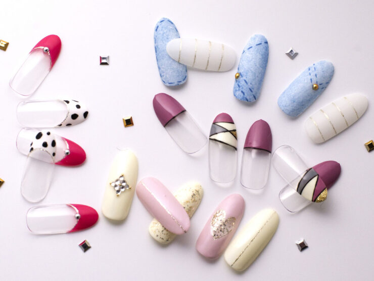 ネイルチップが並んだ画像